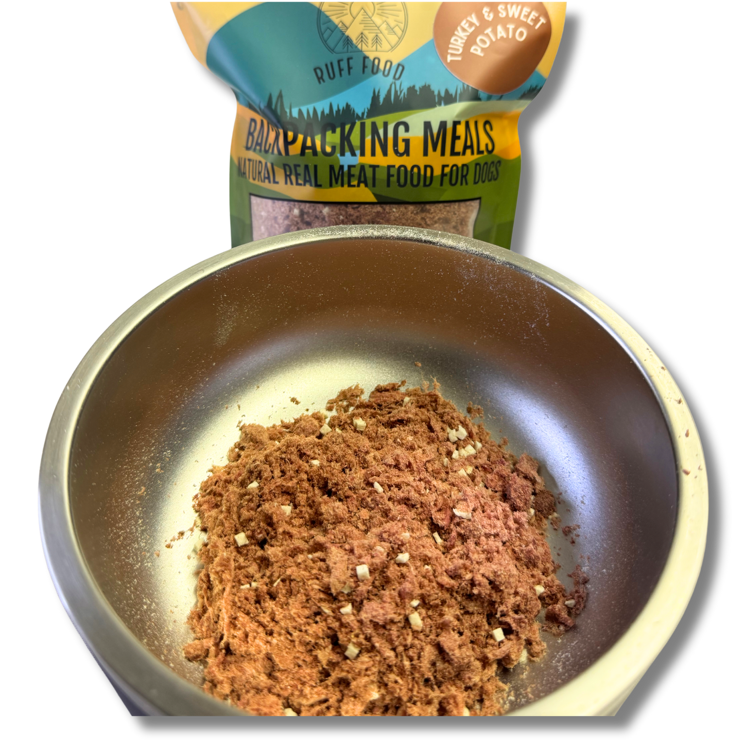 Turkey & Sweet Potate Ruff Food