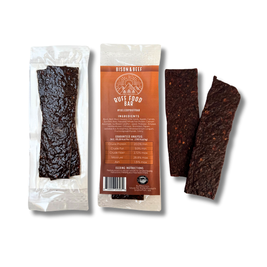 Bison/Beef Ruff Food Bars