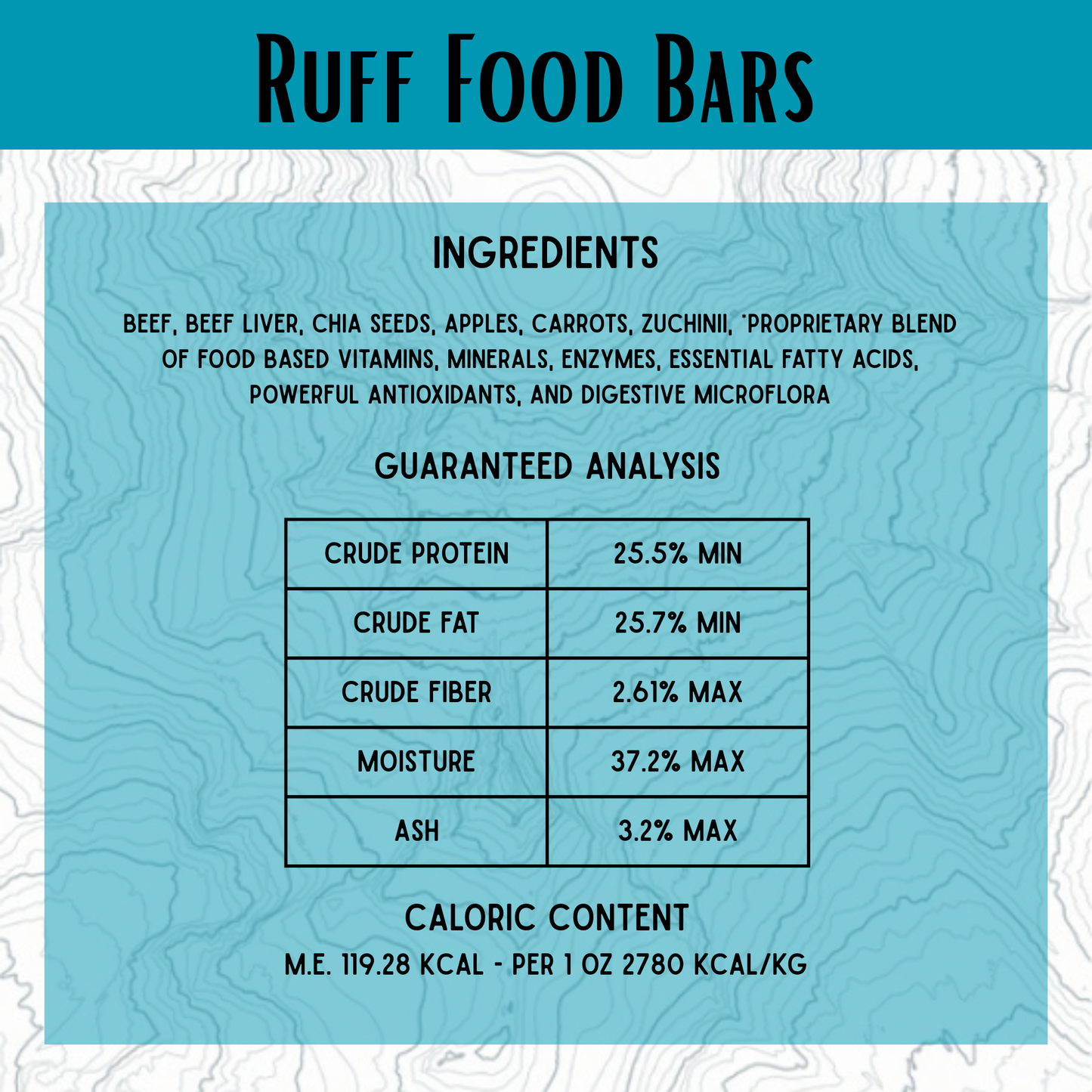 Beef Ruff Food Bars